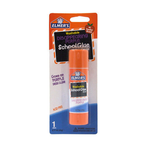 Elmers Disappearing Purple School Glue Stick - 0.77 Oz, 1 Ea